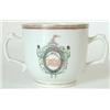 Image 1 : A Chien Lung 2-handled chocolate cup with arm...