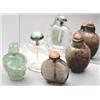 Image 1 : A green quartz baluster bottle with encirclin...