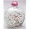 Image 1 : A very large inside painted glass bottle deco...