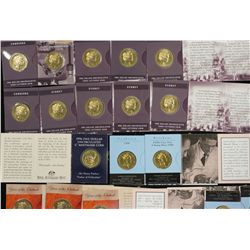 $1 Coins 1996C x 5, 1998B, 1998C, 2002B x 3, 1998B x 2, 2000S x 5 and 2000C x 5