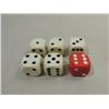 Image 1 : LOT 6 COMPOSIT OVERSIZED DICE NO MARKS