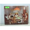 Image 1 : 16X12 METAL DE SIGNS:  DOGS PLAYING CARDS
