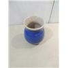 Image 2 : VINTAGE STONEWARE BLUE GLAZE VASE MARKED: SE85