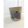 Image 1 : VINTAGE GLAZED STONEWARE CROCK MARKED: MONMOUTH IL