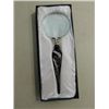 Image 1 : MURANO STYLE GLASS HAND HELD MAGNIFYING GLASS