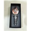 Image 1 : MURANO STYLE MULTI-COLOR GLASS WINE STOPPER 4.5"L