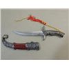 Image 1 : STYLIZED ARABIC STAINLESS STEEL CURVED BLADE KNIFE