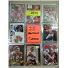 Image 1 : LOT 35 JOE MONTANA 1989 - 94 FOOTBALL PLAYER CARDS