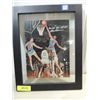 Image 1 : WILT CHAMBERLAIN AUOTGRAPH ON BASKETBALL IMAGE