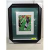 Image 1 : FRAMED 19X23 BASKETBALL PHOTO AUTOGRAPH SHAQUILLE
