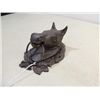 Image 1 : CAST IRON WALL MOUNT HORSE HEAD TIE OFF
