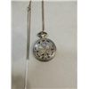 Image 2 : CONTEMPORARY DIE CUT METAL QUARTZ POCKET WATCH