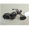 Image 2 : 8"L SILVER TONE ALL METAL CHOPPER MOTORCYCLE