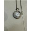 Image 2 : CONTEMPORARY DIE CUT METAL QUARTZ POCKET WATCH
