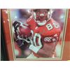 Image 2 : FRAMED FOOTBALL PHOTO AUTOGRAPH JERRY RICE COA