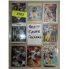 Image 1 : LOT 8 BRETT FARVE PACKERS FOOTBALL PLAYER CARDS