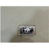 Image 1 : GERMAN SILVER 1 OUNCE BISON BAR
