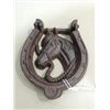 Image 1 : WESTERN STYLE CAST IRON HORSESHOE DOOR KNOCKER