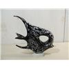 Image 1 : MURANO STYLE BLACK & WHITE GLASS TROPICAL FISH