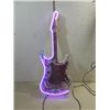 Image 1 : PLASTIC WALL GUITAR CLOCT & NEON LIGHTING - WORKS