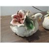 Image 3 : LOT 2 VINTAGE CAPODIMONTE CERAMIC SWANS