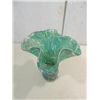 Image 2 : 8.5"H HAND BLOWN GLASS EYE STUDIO ART GLASS VASE