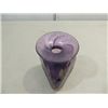 Image 2 : 4"H HAND BLOWN SIGNED ARTI VARGAS IRIDESCENT VASE