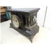 Image 2 : VINTAGE MANTLE CLOCK FAUX MARBLE PILLAR, NEEDS
