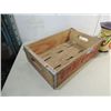 Image 2 : LOT 2 (1) VINTAGE PEPSI-COLA WOOD 24 BOTTLE CRATE