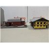 Image 3 : LOT 8 HO TRAIN SCALE PLASTIC CITY BUILDINGS &