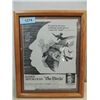 Image 1 : FRAMED MOVIE NOTICE ALFRED HITCHCOCK THE BIRDS