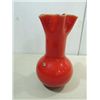 Image 1 : VINTAGE 10"H ENESCO ITALIAN ART RUBY GLASS VASE
