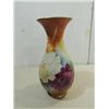 Image 1 : VINTAGE PORCELAIN ART VASE BY LINDA MEKSHES 10.5"H