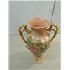 Image 2 : VINTAGE PORCELAIN ART URN BY LINDA MEKSHES 10.5"H
