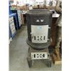 Image 1 : VINTAGE CAST IRON & METAL POTBELLY STOVE 39"H: