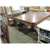 Image 1 : VINTAGE 72X42 PARKAY OAK DINING TABLE: DOUBLE