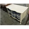 Image 2 : 35X18X28 VINTAGE PAINTED 2 DRAWER DRESSER: