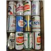 Image 2 : LOT 25 BREWERIANA VINTAGE PULL TOP BEER CANS: