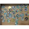 Image 1 : LOT 31 1989 TOPPS METAL BASEBALL PLAYER DISCS