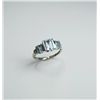 Image 1 : Tantalizing Emerald Cut Aquamarine Ring