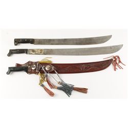 Lot of (3) Machetes