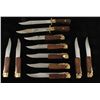 Lot of (11) Folding Bowie Style Knives