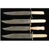 Image 1 : Lot of (4) Unmarked Bowie Knives