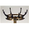 Image 2 : Koken Brass & Porcelain Coat Rack