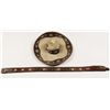 Mexican Cartridge Belt and Sombrero