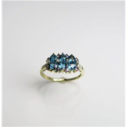 Delightful Blue Topaz Ring