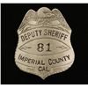 Old West Imperial County California Badge