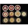 Image 2 : (7) Old West Ivory Hand Scrimshawed Poker Chips