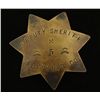 Old West Flathead Co Deputy Sheriff #5 Badge
