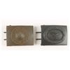 German WWII Army & Luftwaffe EM Belt Buckles
